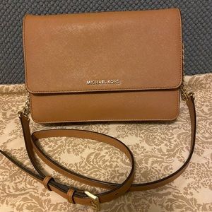 Michael Kors Leather Crossbody Bag